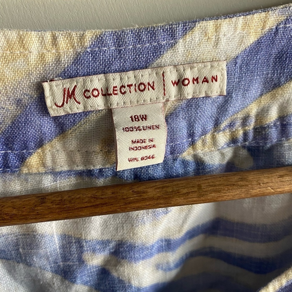 Jm Collection - Linen Button Up Top - image 8